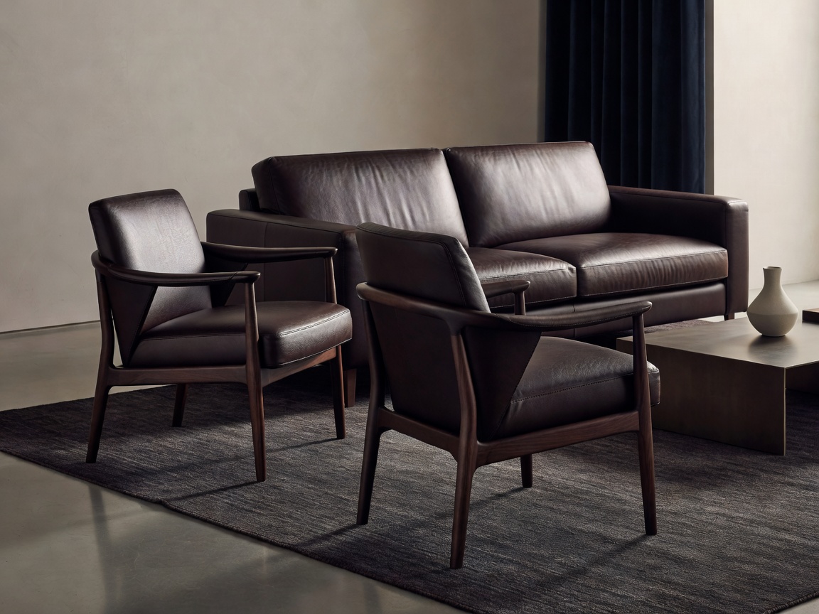 Bespoke luxury German leather seating and architectural interior styling showcase